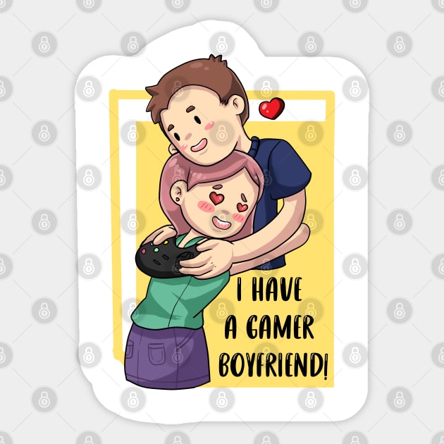 i have a gamer boyfriend Sticker by tizy